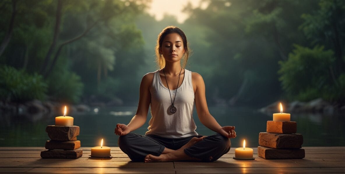 Leonardo Lightning XL A beginner meditator sitting crosslegged 0