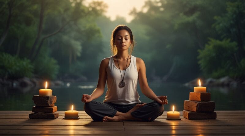 Leonardo Lightning XL A beginner meditator sitting crosslegged 0