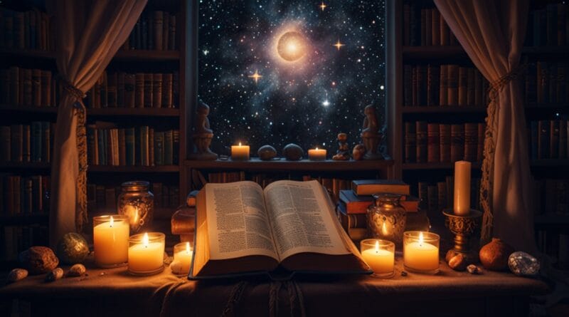 Leonardo Lightning XL A cozy reading corner with glowing books 0