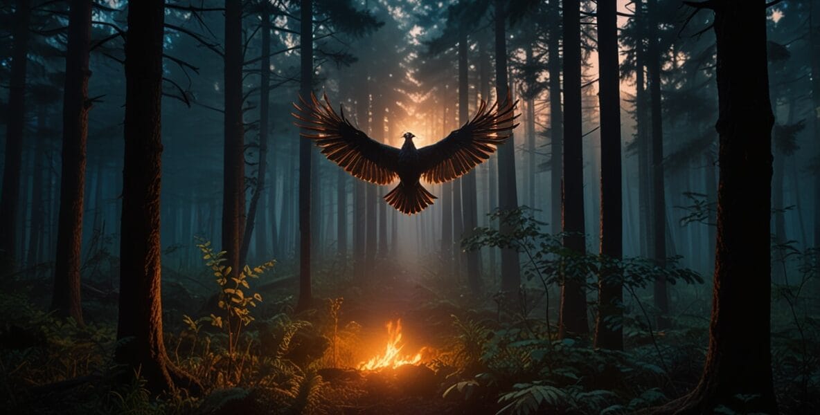 Leonardo Lightning XL A dark forest transitioning into a brigh 0