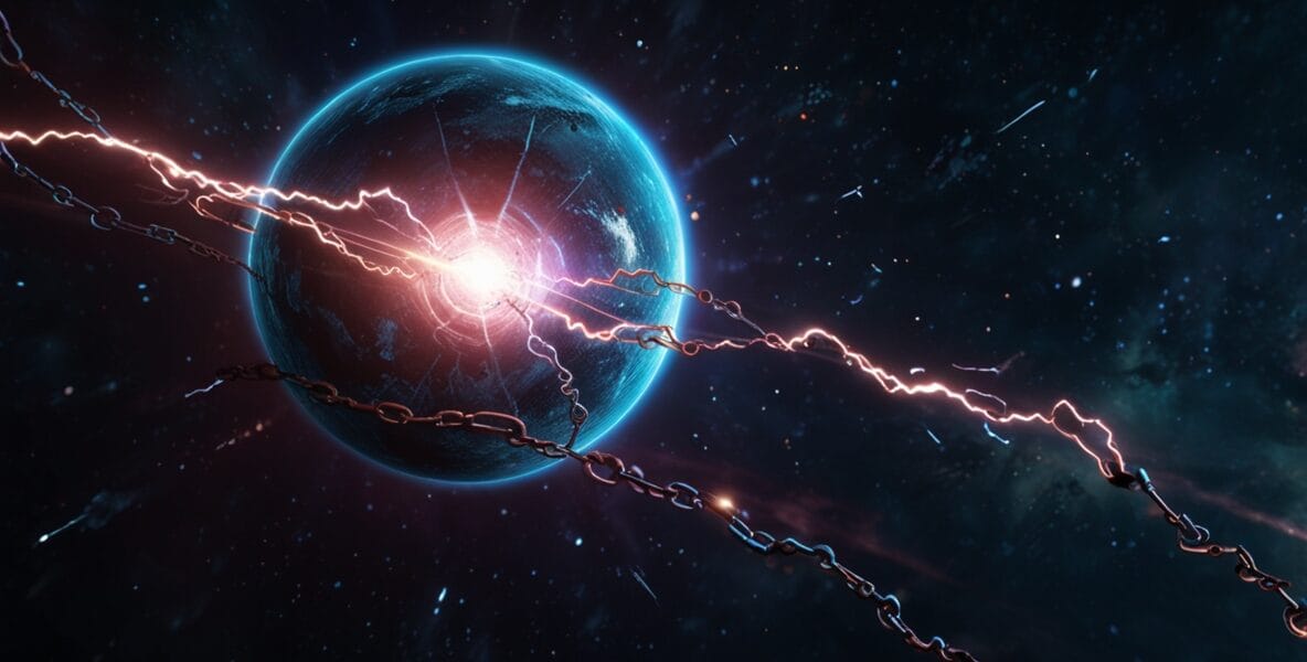 Leonardo Lightning XL A futuristic electrifying cosmic backgro 1