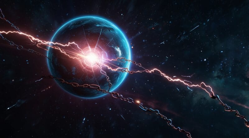 Leonardo Lightning XL A futuristic electrifying cosmic backgro 1