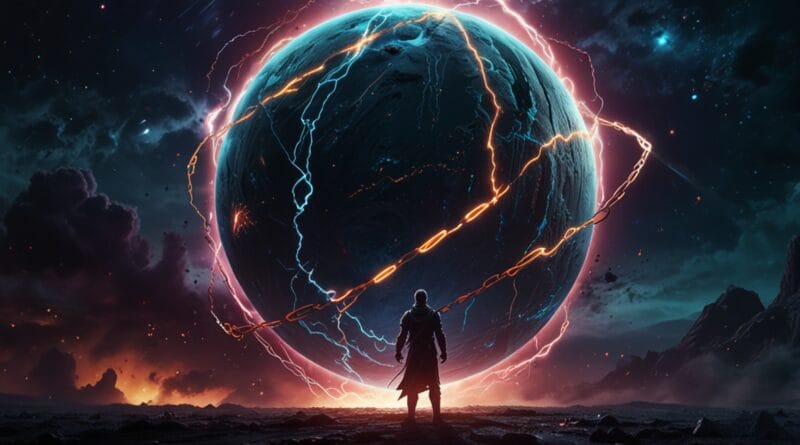 Leonardo Lightning XL A futuristic electrifying cosmic backgro 3