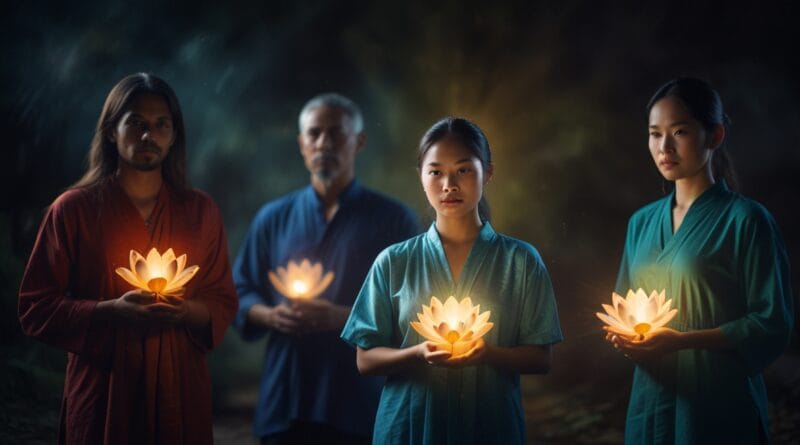 Leonardo Lightning XL A group of indistinct blurred figures wi 0