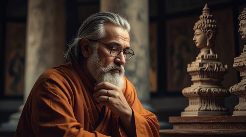 Leonardo Lightning XL A philosopher deep in thought with symbo 2