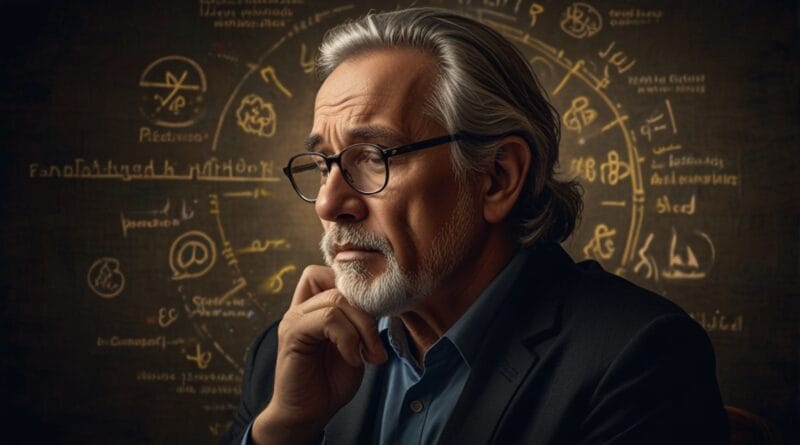 Leonardo Lightning XL A philosopher deep in thought with symbo 3