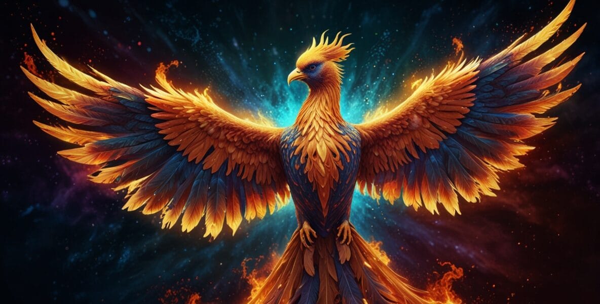 Leonardo Lightning XL A phoenix rising from the ashes in a glo 0