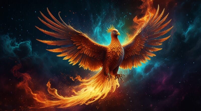 Leonardo Lightning XL A phoenix rising from the ashes in a glo 3