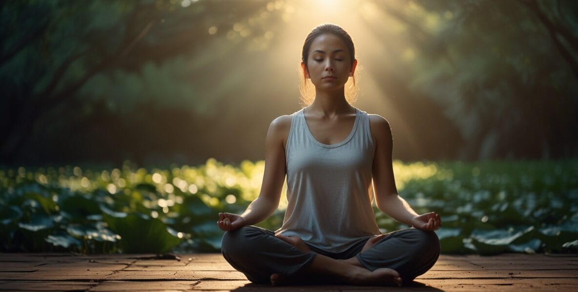 Leonardo Lightning XL A serene individual seated in lotus posi 3