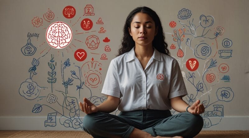 Leonardo Lightning XL A split image showing a person meditatin 1