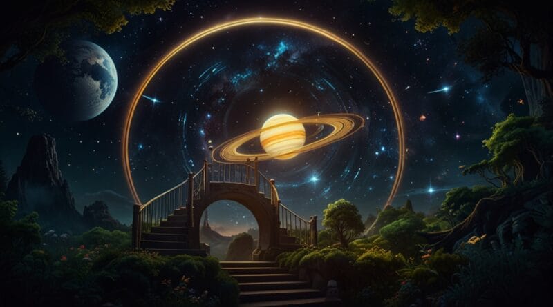 Leonardo Lightning XL A structured cosmic scene with a glowing 2