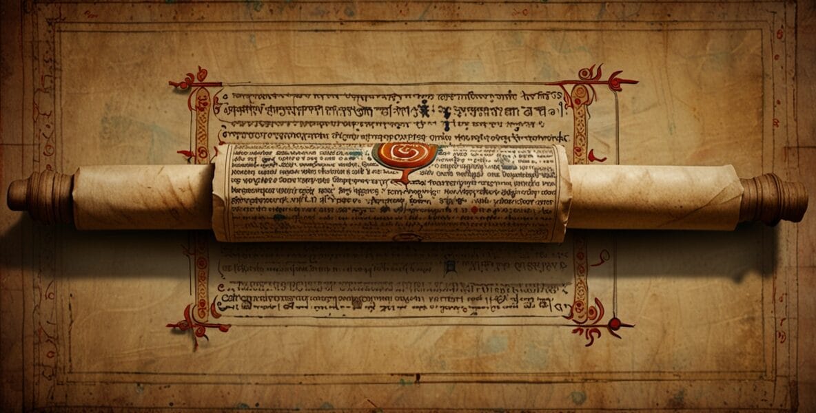Leonardo Lightning XL An ancient scroll with Sanskrit writings 2