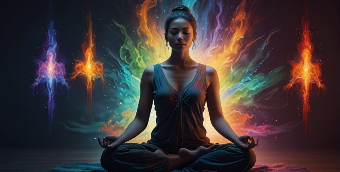 Leonardo Lightning XL An individual in meditation posture with 0