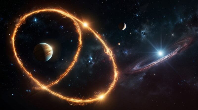 Leonardo Lightning XL Three planets forming a glowing triangle 0