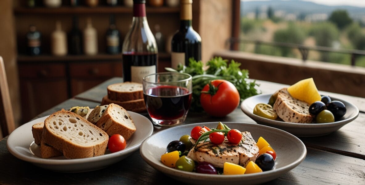 Sağlıklı Beslenme ve Enerji Seviyesi: Gün Boyu Zinde ve Dinamik Kalmak 1 A beautifully arranged wooden table with 2