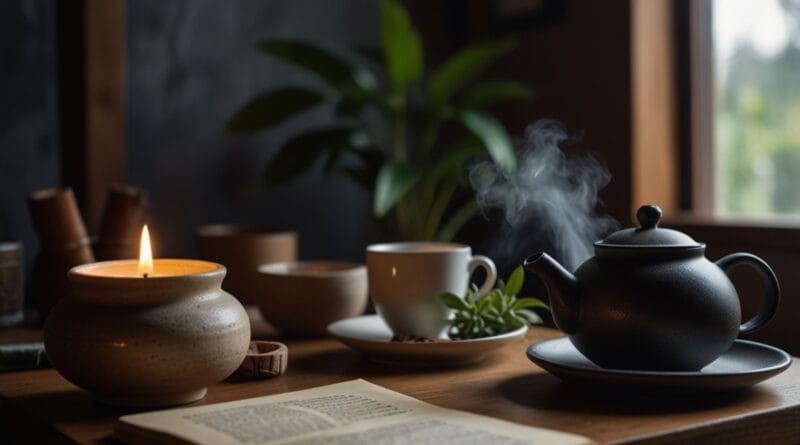 A cozy indoor setting with a person enjo 2