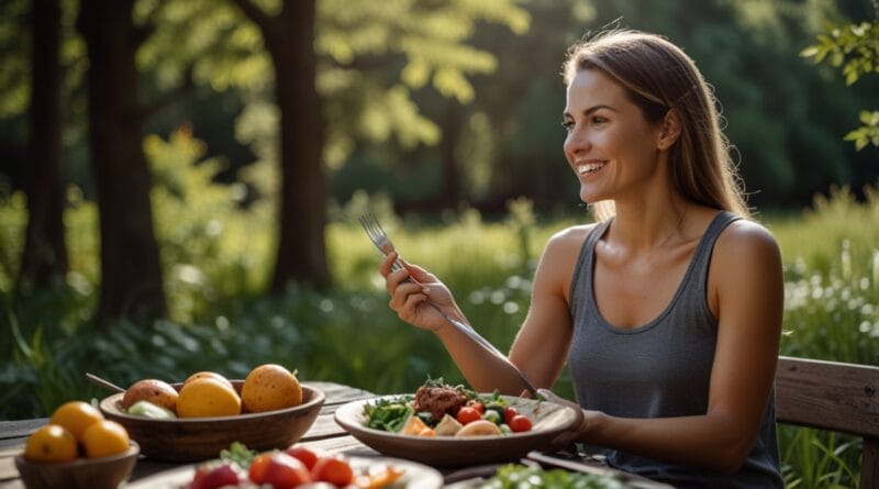 A fit and energetic person enjoying a Pa 0