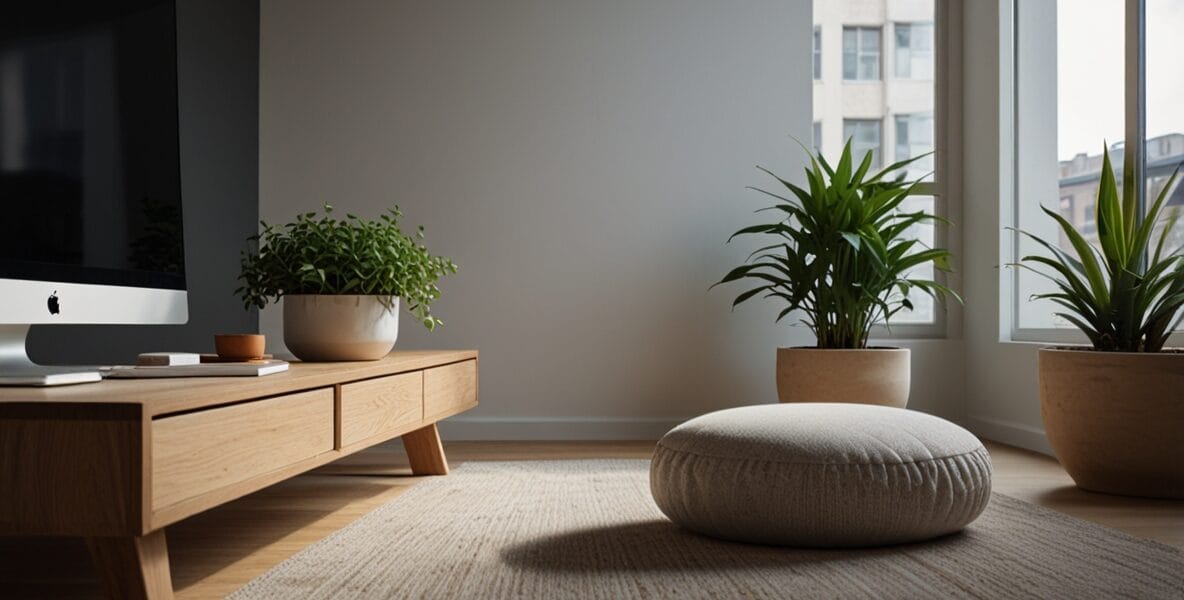 Bilinçli Farkındalık ve İlişkiler: Daha Anlamlı ve Sağlıklı Bağlar Kurmak 1 A modern minimalist workspace with a cal 0