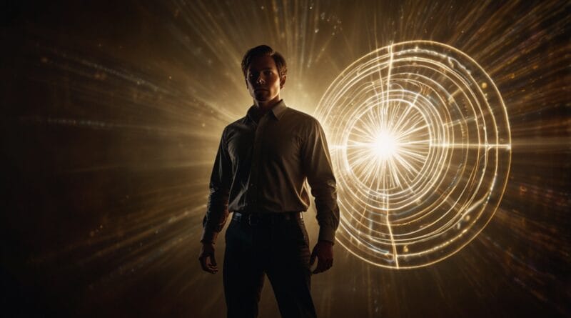 A person standing confidently with a bri 0