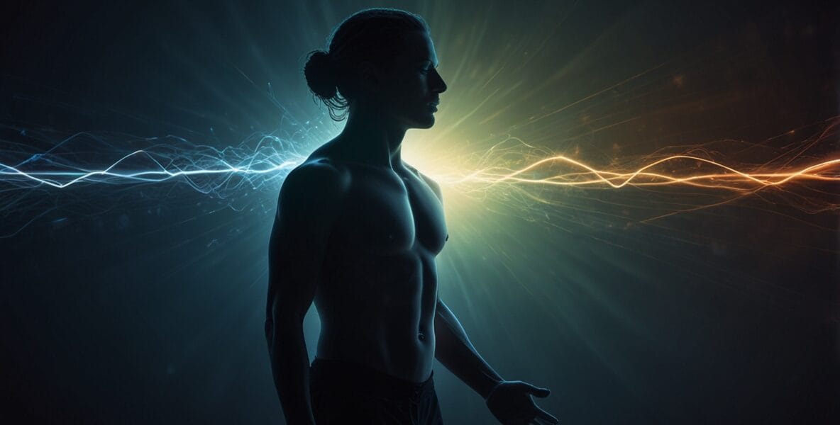 A tranquil scene featuring a soft glowin 2