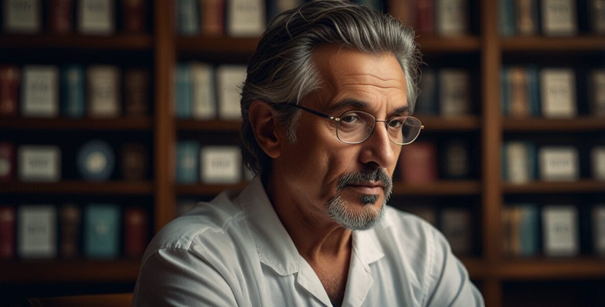 Leonardo Lightning XL A philosopher deep in thought with symbo 0