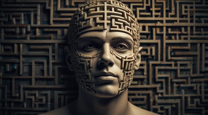 Leonardo Lightning XL An illustration of a human head with a m 3