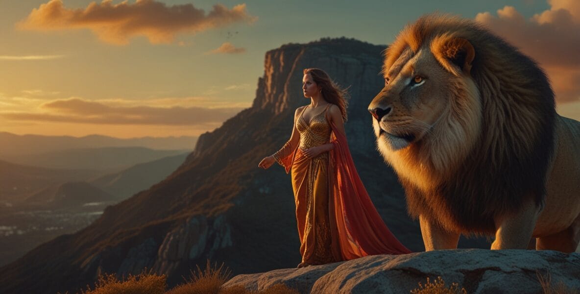 Güç Kartı: İçsel Kuvvet, Cesaret ve Şefkat 1 A powerful and serene woman standing con 3