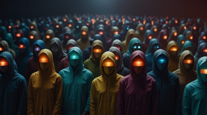 Social influence crowd of faceless peopl 2