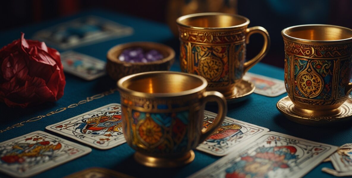 A highly detailed Cups Tarot Card illust 2