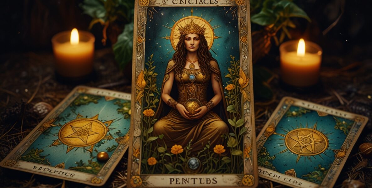 Tılsım Onlusu: Zenginlik, Miras ve Aile 1 A mystical tarot card illustration of th 0